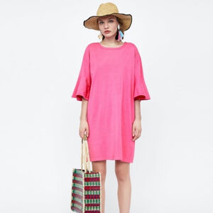 Zara Ruffle Sleeve Dress